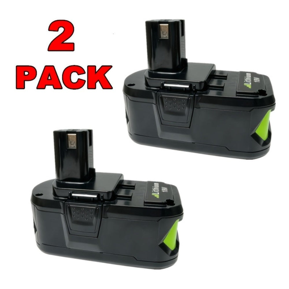 1-4 Paquete Batería de Reemplazo de 8.0Ah para Ryobi 18V, Baterías de Ion de Litio de 18 Voltios para Herramientas Inalámbricas Ryobi One 18V P108 P107 P105 P104 P103 P102 con Indicador