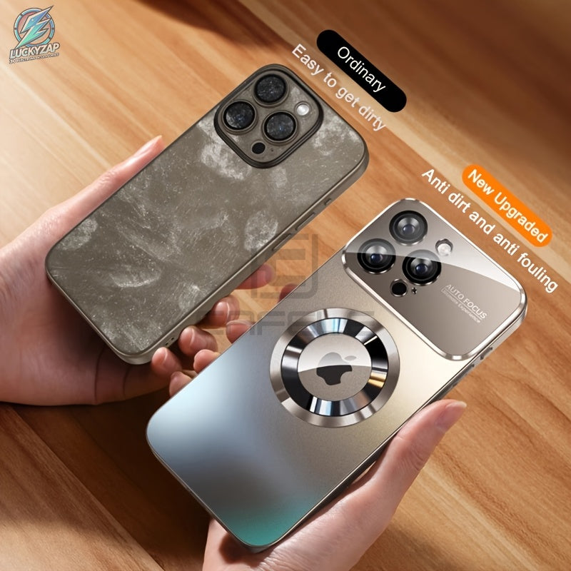 Funda magnética protectora para iPhone para protección y carga inalámbrica