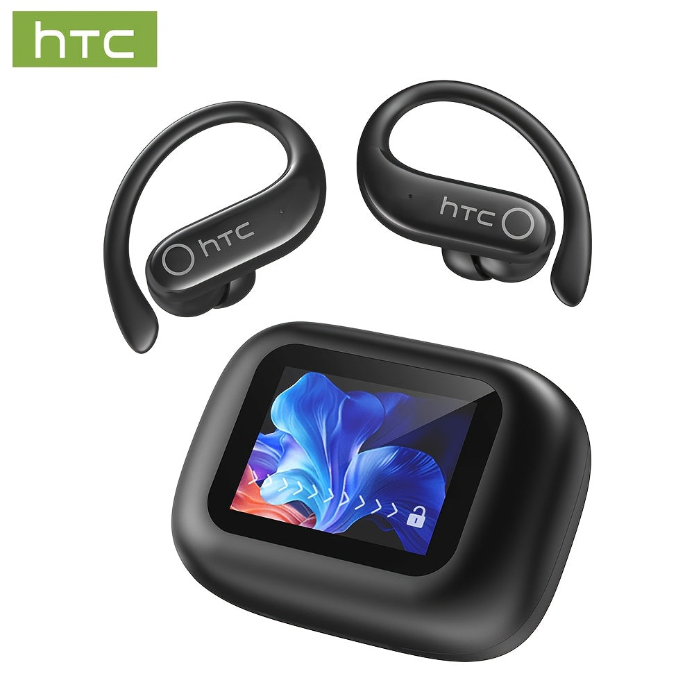 Auriculares Bluetooth | Auriculares inalámbricos de traducción HTC NE61 AI con traductor en tiempo real aptos para 135 idiomas, auriculares