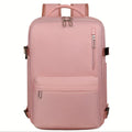 La mochila está hecha de tela Oxford de alta calidad, con un compartimento de viaje de separación seca y húmeda, color sólido, mochila simple y de gran capacidad con compartimento independiente para zapatos, ideal para viajes, desplazamientos y escuela