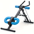 Máquina de entrenamiento abdominal, equipo para ejercicios de core, entrenador ajustable para uso en gimnasio en casa, entrenador de abdominales plegable, máquina de ejercicio que apunta a abdominales, brazos, piernas y glúteos, entrenador de core y abdom