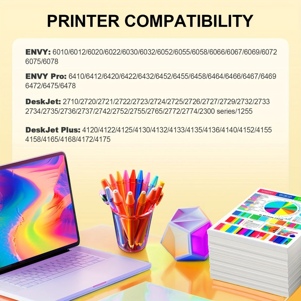 Cartuchos de tinta 305XL 305 compatibles con tinta de impresora HP 305 negra y tricolor, funcionan con impresoras HP Deskjet 6000 6055 6400 6458 6458e 6455e