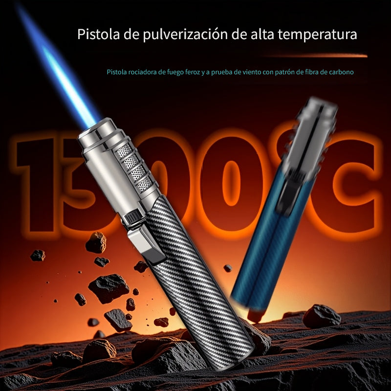 Encendedor metálico resistente al viento inflable | Para velas, camping y barbacoa