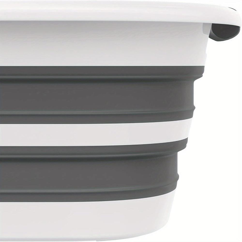 Canasta de Lavandería Plegable de 26L/40L Hecha de PP + TPE, Canasta de Lavado Ahorradora de Espacio con Asas, Contenedor Portátil para Lavado y Almacenamiento en Casa, Camping, Cestas de Lavandería