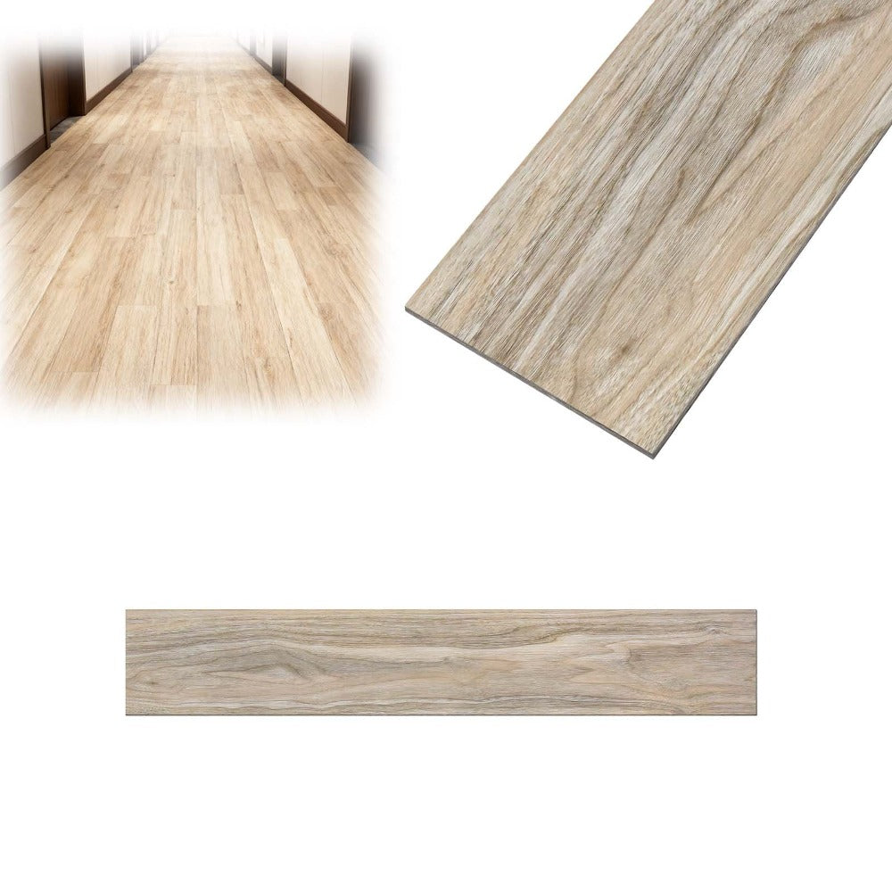 Pisos de Vinilo PVC Autoadhesivos con Aspecto de Madera - 18/36 Piezas, Baldosas Despegables para Cocina, Sala, Balcón - 2.51m²/5.02m²