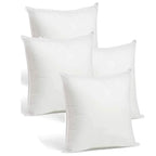 4 Unidades Relleno de Cojín Decorativo 45x45cm - Fibra Hueca Siliconizada para Sofá, Cama o Coche