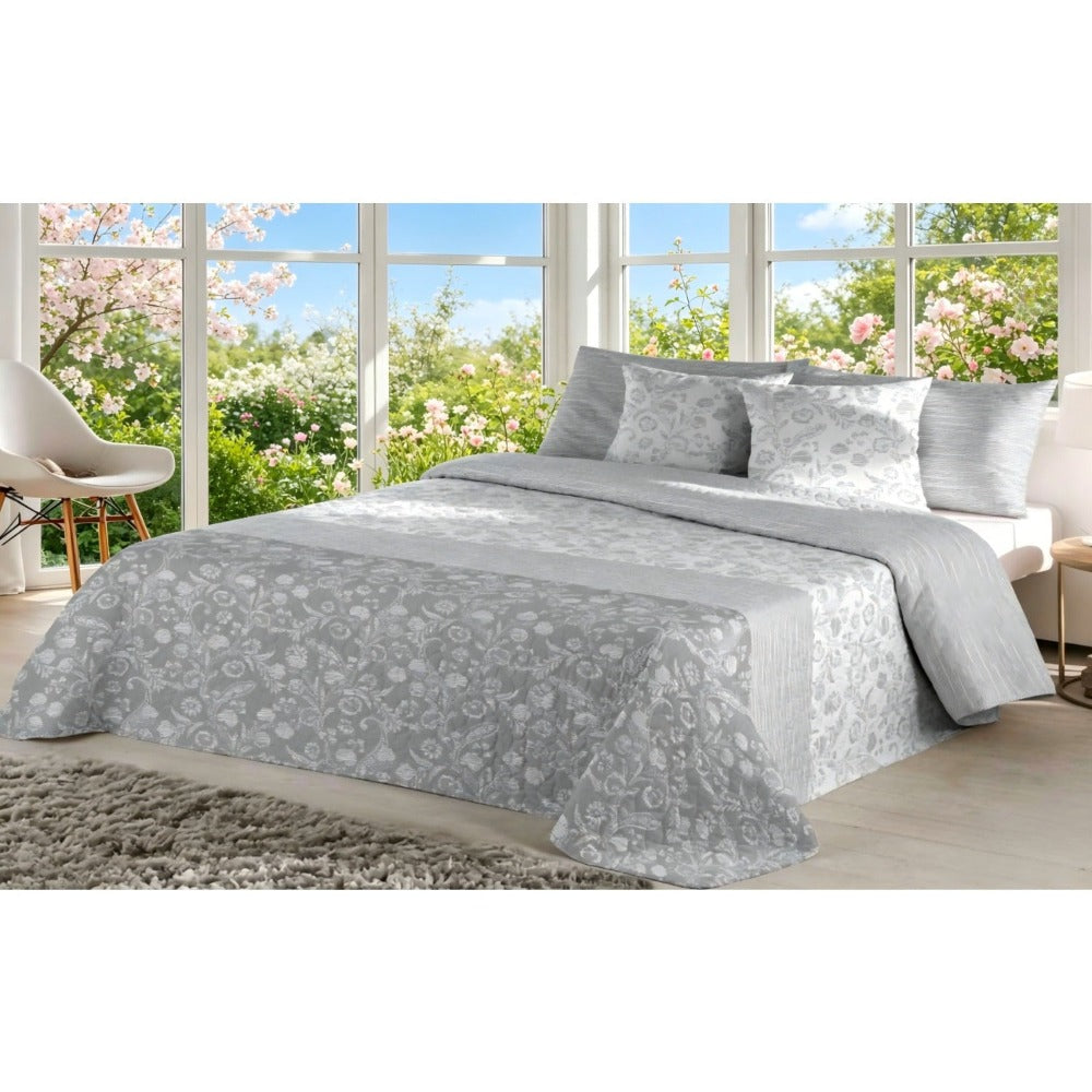 Colcha Reversible de Verano Bouti, Edredón de Microfibra Estampado, Ligera y Transpirable para Todas las Estaciones, Manta Fina para Primavera y Verano (Sin Fundas de Almohada)