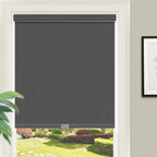 Estor Enrollable Translcido Economico Liso100 Poliester Facil de Instalar 60/80/100/120/150cm Estores para Ventanas y Puertas