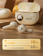 Auriculares Bluetooth | Acer Ohr Auriculares inalámbricos de 13.82 metros, calidad de sonido estéreo, auriculares con reducción de ruido en