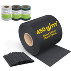 Tiras de PVC para pantalla de privacidad 450g/m², malla de valla de privacidad para jardín, 50m x 19cm, tapetes de doble varilla con 40 clips para terraza, patio, balcón, gris carbón, verde, gris claro