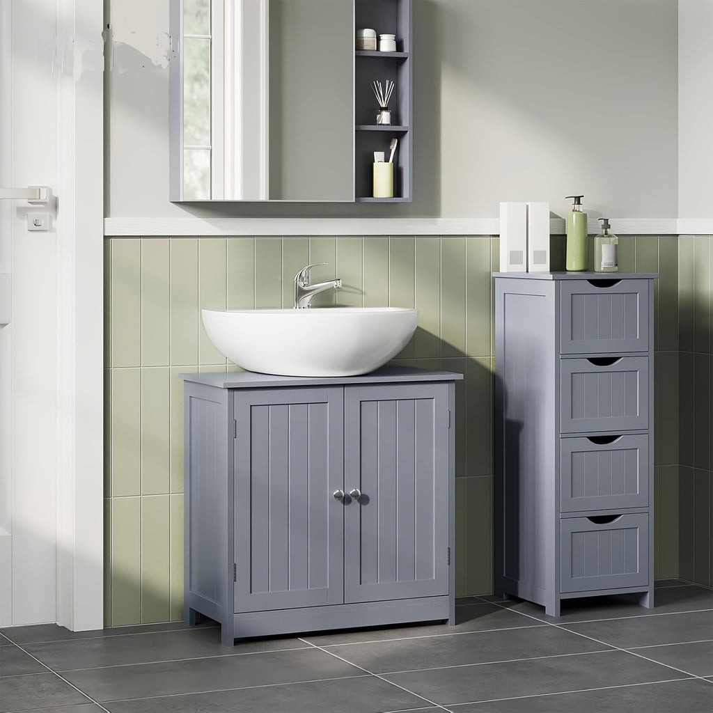 Armario de baño con almacenamiento 1pc 30 cm | Para lavabo, baño y pasillo
