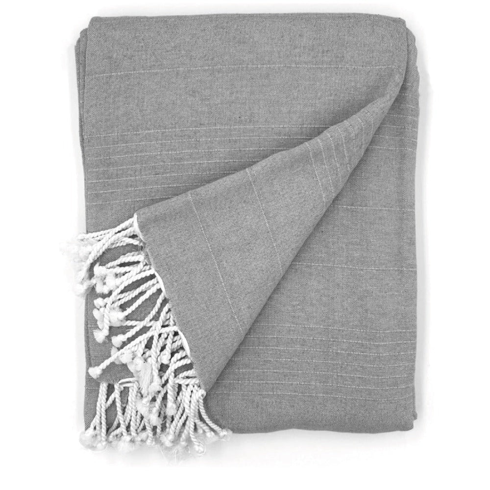 Terma Home - Foulard Multiusos Modelo Charlotte, Plaid para Cama, Manta para Cama, Cubre Sofá, Jarapa, Etc Gris, Antracita, Rosa, Beige, Crema, Verde, Blanco Roto (180 x 260 cm / 230 x 260 cm / 300 x 260 cm