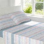 Juego de cama de 3/4 piezas apto para todas las estaciones, que incluye una sábana, una sábana ajustable y fundas de almohada. Medidas: 90 cm, 105 cm, 135 cm, 150 cm y 180 cm