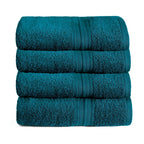 Juego de Toallas y Toallas de Baño, 4 Piezas, Calidad Premium, 100% Algodón, 550 g/m², Tamaños: 30×50 cm, 50×100 cm, 70×140 cm, Altamente Absorbentes, Suaves al Tacto, Disponible en 9 Colores