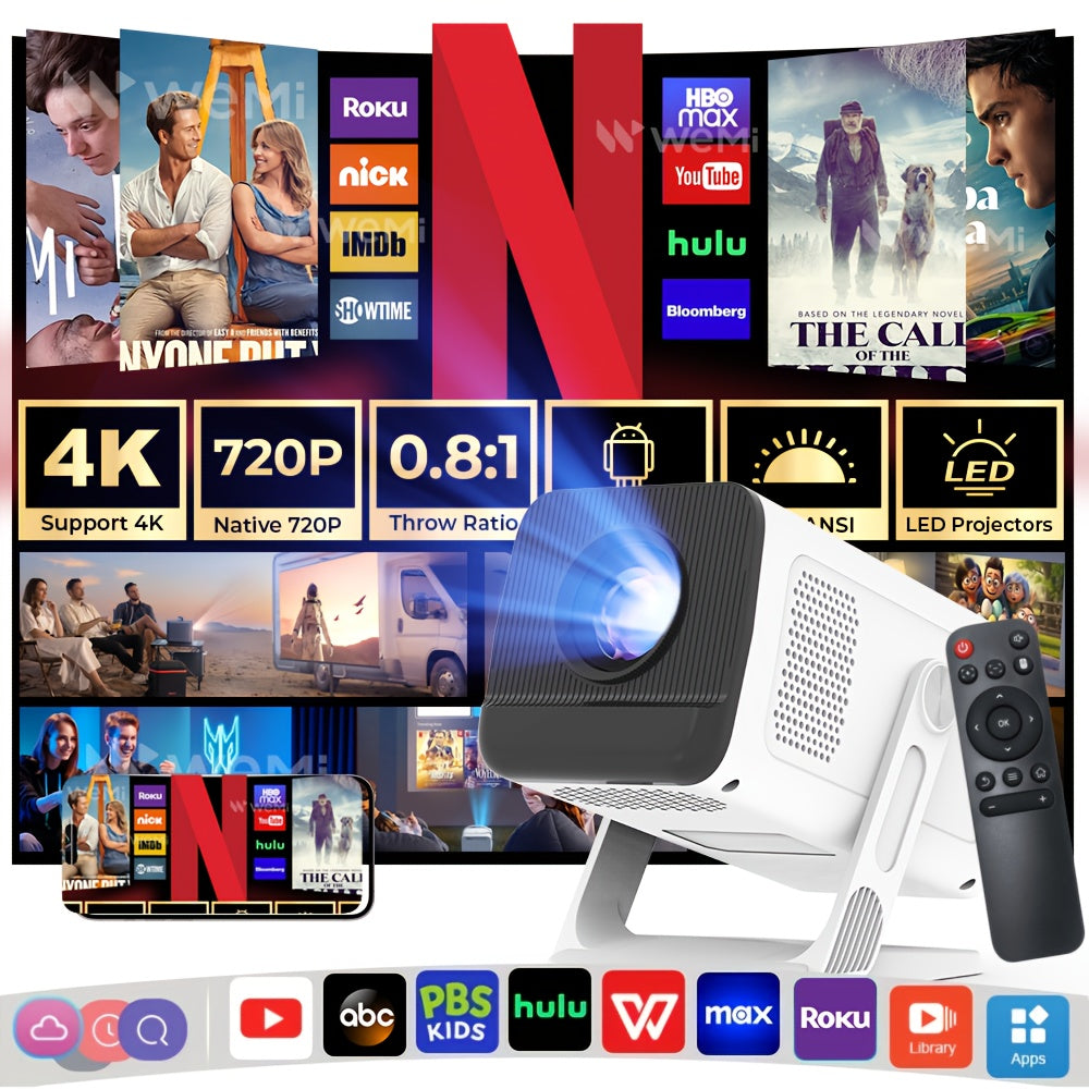 Mini proyector portátil para cine en casa y dormitorio