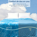 Mantas Refrescantes para Personas Calientes - Manta de Verano Delgada, Ligera, Transpirable, Suave, de Doble Cara, Mejorada para Cama, Sofá, Sillón, Mantiene Fresco para Sudores Nocturnos