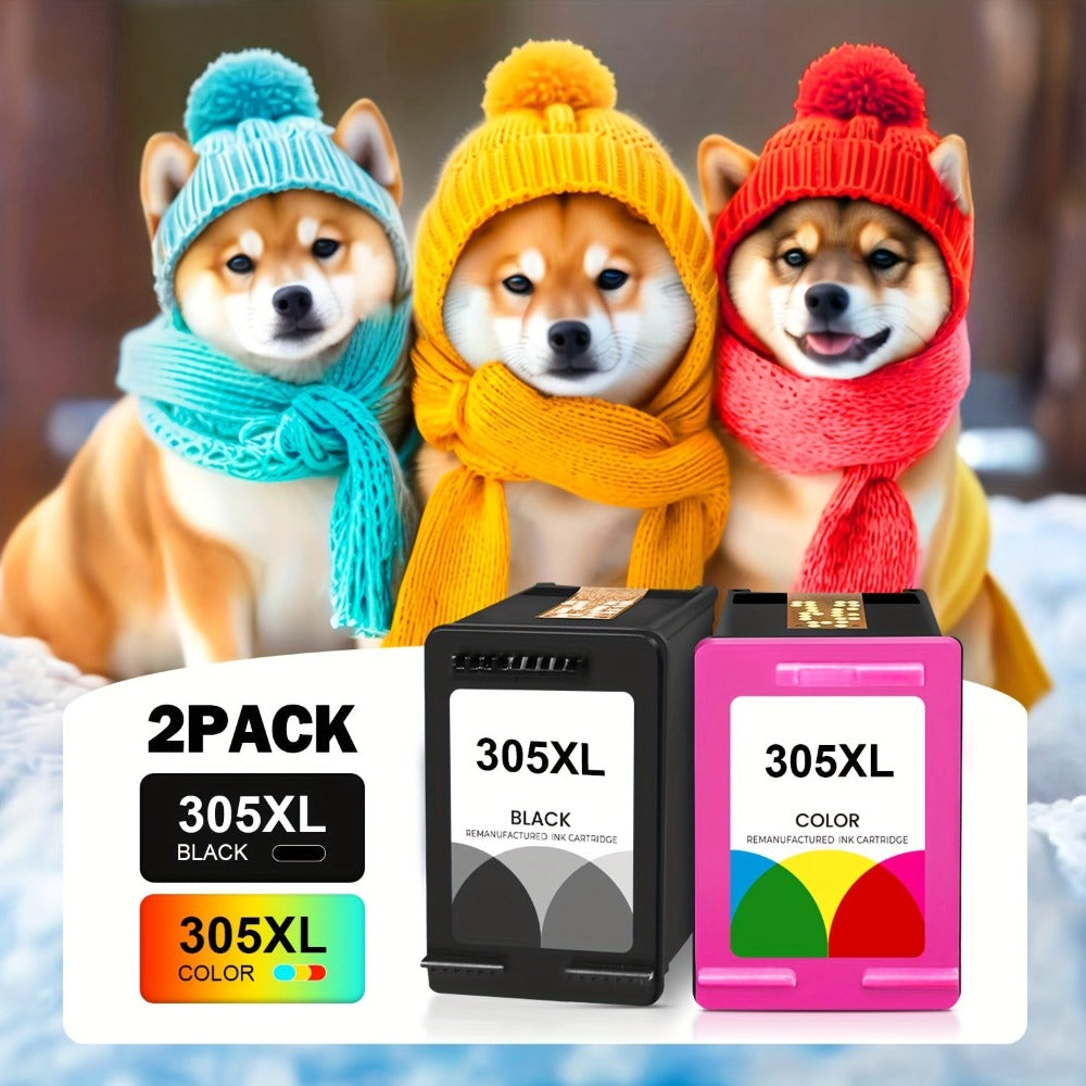 Cartuchos de tinta de color compatibles 305XL 305 para impresora HP Deskjet 6000 6055 6400 6458 6458e 6455e