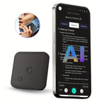 Grabadora de Voz con APP para Transcripción AI, Resumen GPT-4o, Traducción, Mapeado Mental, 64GB de Almacenamiento y Diseño Magnético, Ideal para Llamadas, Clases y Reuniones, por FoCase Rec