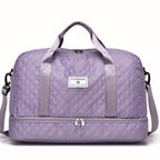 Bolso de Fitness Moda Exterior Corto Bolso de Viaje para Mujer Bolso de Equipaje Plegable de Ocio y Moda de Gran Capacidad para Viajes de Negocios Portátil
