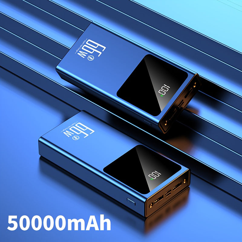 Power bank para carga durante viajes y uso diario | 50000mAh y 66W