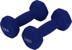 Mancuernas Fijas de Neopreno para Ejercicios en Gimnasio | Material: Hierro con Revestimiento de Vinilo | Pesas para Mujeres y Hombres
