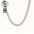 Collar de plata 925 para hombre, cadena cubana de 5 mm, accesorios de joyería estilo hip hop para fiestas, regalos para hombres, San Valentín, aniversario, cumpleaños, regalo para el Día del Padre, empaque en caja