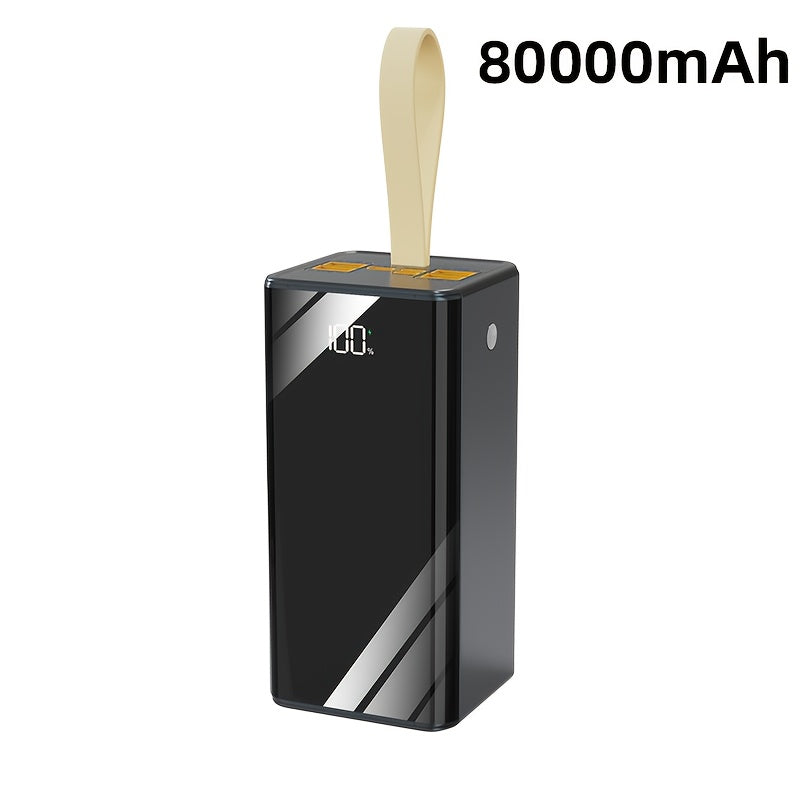 Power bank para carga durante viajes y uso diario | 80000Mah