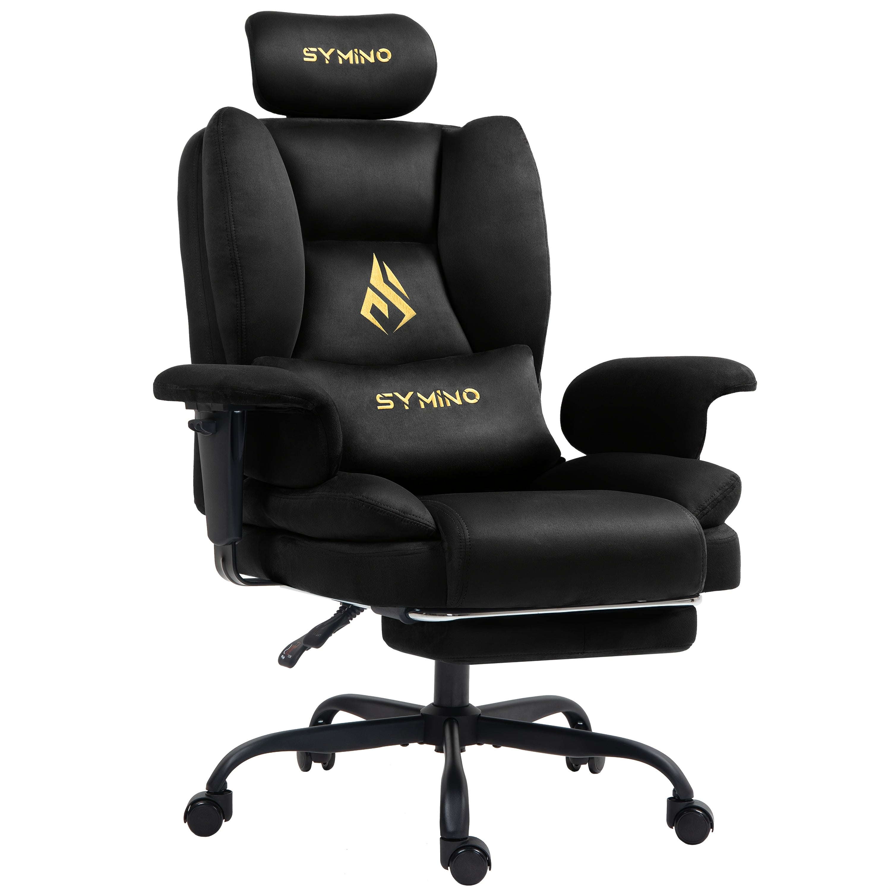 Sillón Sofá para Juegos, Silla de Gamer, Sillón Sofá Ergonómico con Piel Sintética de Pelo Largo