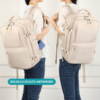Mochila de cabina expandible 40x25x20-25cm | compartimiento para zapatillas | Mochila casual compatible con portátil 14 pulgadas