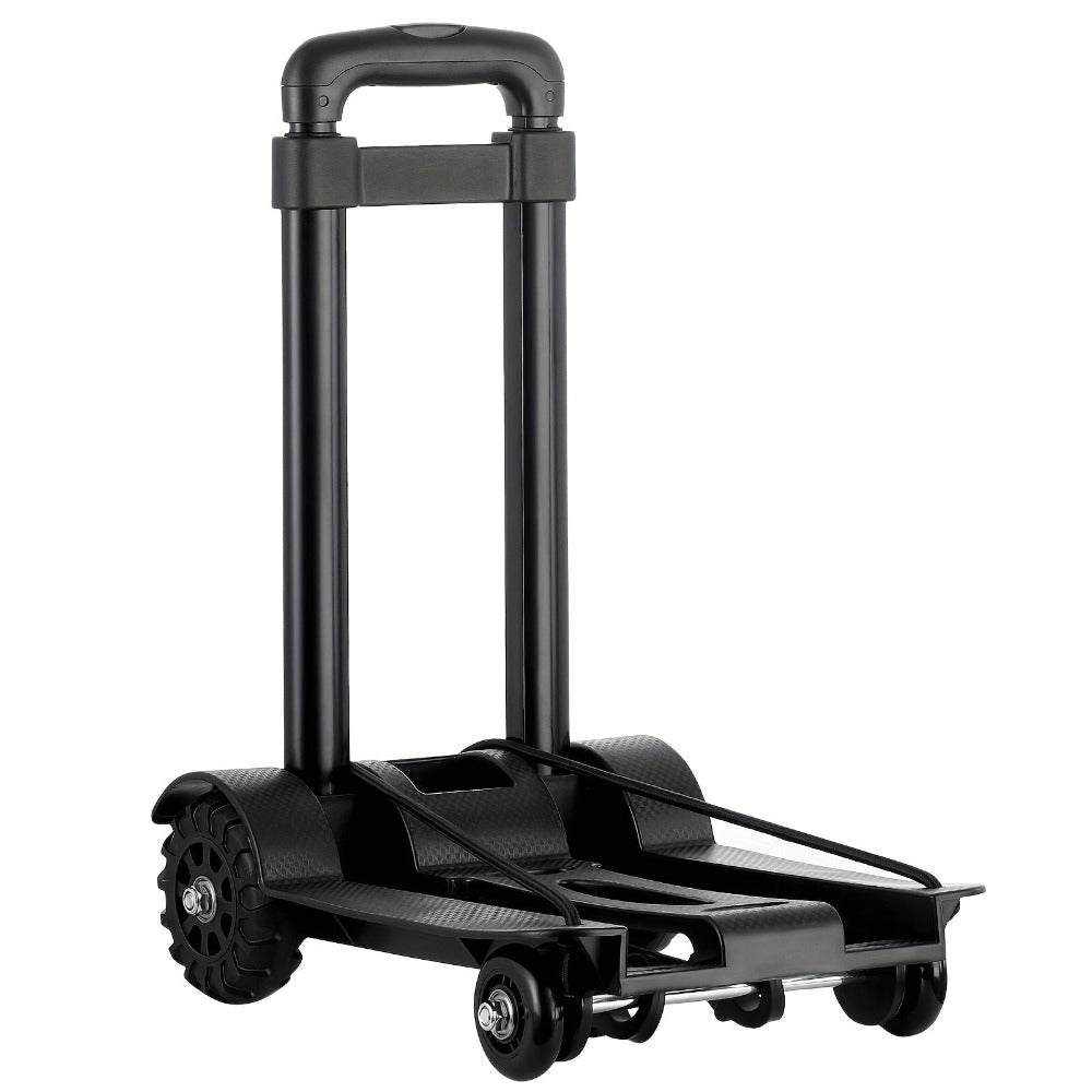 Carro Plegable de Alta Resistencia con Mango Antideslizante y Ruedas Amortiguadoras - Capacidad 77.11 KG, Estructura de Metal Aleado, Agarres de Goma Antideslizantes, Diseño Compacto para Mudanzas, Almacén, Viajes, Equipaje - Ideal para Hogar, Oficina, Us