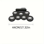 Batería electrónica, 7 pads enrollables, kit de batería midi portátil con altavoz incorporado/pedales/tomacables para auriculares, excelente regalo de vacaciones para principiantes