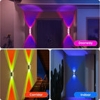 1pc O 2pcs O 4pcs Luz Nocturna con Sensor de Inducción RGB con Cable USB, Batería Grande de 1500Mah, Modo de Luz Constante e Inducción, Utilizada para Interiores, Cocina, Dormitorio, Escaleras, Etc.