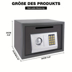 Caja Fuerte de Seguridad para Ropa y Objetos de Valor, Caja Fuerte Digital con 2 Llaves para Negocios, Dinero, Joyas y Objetos de Valor, Ideal como Regalo de Halloween o Navidad