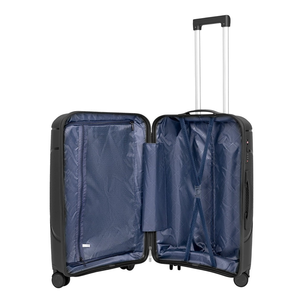Juego de equipaje rígido de 4 piezas con balanza de equipaje gratuita – Maleta de 20/24/28 pulgadas + Maleta de tocador – Maletas de viaje ligeras de carcasa dura – Ruedas giratorias de 360° – Cerradura TSA – Equipaje de mano y de facturación – ABS – Para