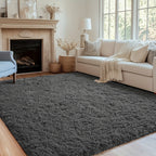 Alfombra para Sala, Alfombra Peluda para Dormitorio, Decoración del Hogar Alfombra Grande, Alfombra Súper Esponjosa y Aterciopelada para Dormitorio, Alfombra Aterciopelada para Decorar Sala de Juegos, Estudio, Alfombra Interior Súper Suave 