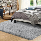 Alfombra para Sala, Alfombra Peluda para Dormitorio, Decoración del Hogar Alfombra Grande, Alfombra Súper Esponjosa y Aterciopelada para Dormitorio, Alfombra Aterciopelada para Decorar Sala de Juegos, Estudio, Alfombra Interior Súper Suave 