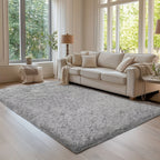 Alfombra para Sala, Alfombra Peluda para Dormitorio, Decoración del Hogar Alfombra Grande, Alfombra Súper Esponjosa y Aterciopelada para Dormitorio, Alfombra Aterciopelada para Decorar Sala de Juegos, Estudio, Alfombra Interior Súper Suave 