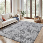 Alfombra para Sala, Alfombra Peluda para Dormitorio, Decoración del Hogar Alfombra Grande, Alfombra Súper Esponjosa y Aterciopelada para Dormitorio, Alfombra Aterciopelada para Decorar Sala de Juegos, Estudio, Alfombra Interior Súper Suave 