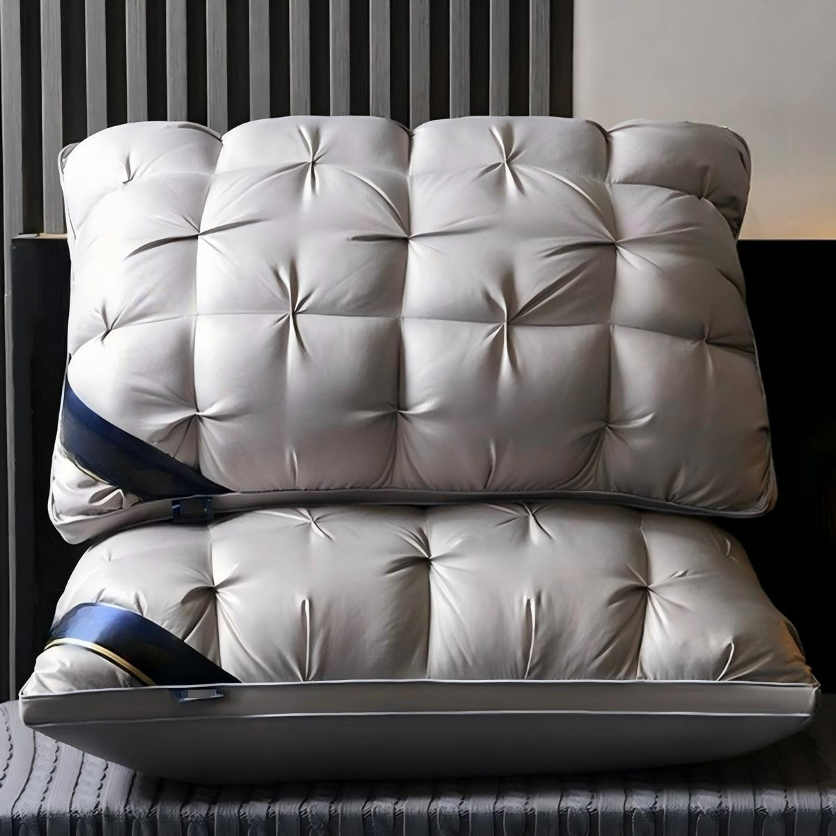 Almohadas 900 g de masaje de algodón para el cuello, ideales para un sueño suave, almohada ergonómica ajustable con soporte contorneado, núcleo de almohada de alta calidad, funda de almohada desmontable variant image - product view 37