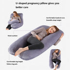 Almohadas De Embarazo para Dormir, Almohada De Cuerpo Completo, Grande En Forma De U Almohada De Cuerpo Completo, Almohada Ultra Suave, Almohada Embarazada Dormir, Sleep Confort Almohada, Forma de U Almohada de Lactancia Corporal, Almohada 
