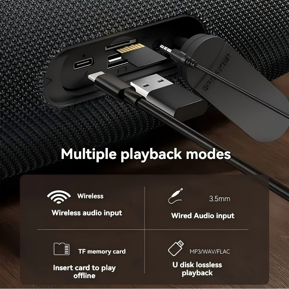 Tablet Altavoz Inalámbrico TG 30W, Altavoz Portátil con Sonido Envolvente Subwoofer