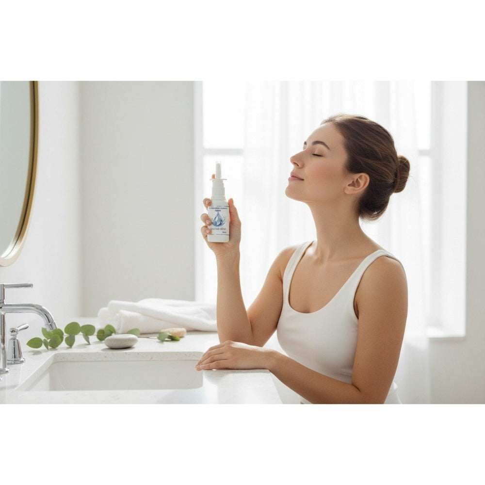 Spray Nasal de Plata Coloidal para la Nariz Escurridiza – Terapia Natural con 20ppm de Plata, Alivia los Síntomas, Mejora la Respiración, Elaborado con Ingredientes Naturales