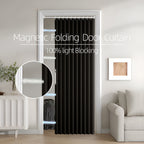1 Cortina Magnética para Puerta, Cubierta Aislante para Puerta, Cortina Opaca para Puerta, Fácil de Instalar, Dormitorio, Sala de Estar, Cocina, División de Habitación