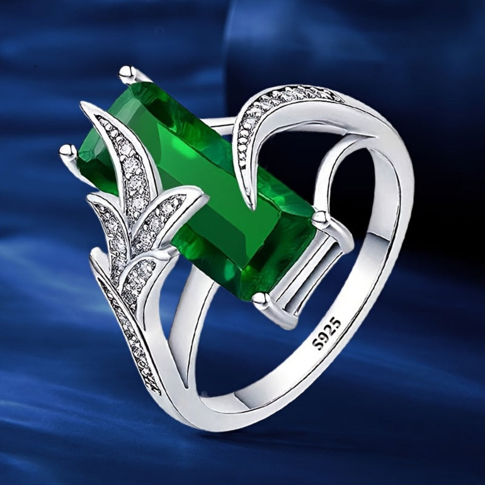Anillo de moda exquisito para mujer PM:D20 de plata de ley 925, elegante y con estilo, con incrustaciones, un anillo de joyería de alto valor para mujer, adecuado para vacaciones, viajes y uso diario, un regalo conmemorativo perfecto para amigos