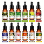 Aceites esenciales y accesorios | Set de 5 goteros para aceites esenciales, difusor de aroma, velas perfumadas, quemador de aceite aromático