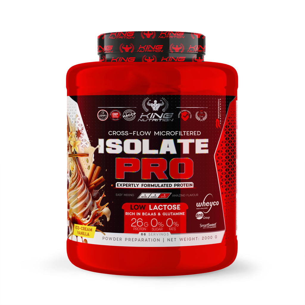 King Nutrition Pro Isolate 2kg proteina isolada baja en grasa