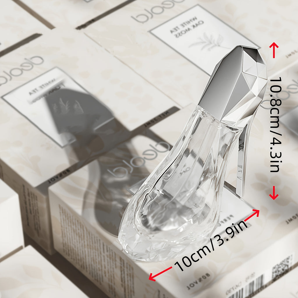 Perfume de estilo tacón alto Eau de Parfum en spray, fragancia natural de té blanco, perfume personal duradero y encantador para mujer de 30 ml
