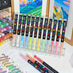 Rotulador de 168 colores con punta de pincel suave, ideal para usar en roca, madera, lienzo, piedra, vidrio y cerámica - Punta anti-compresión para una aplicación suave - Perfecto para manualidades, regalos navideños y proyectos artísticos