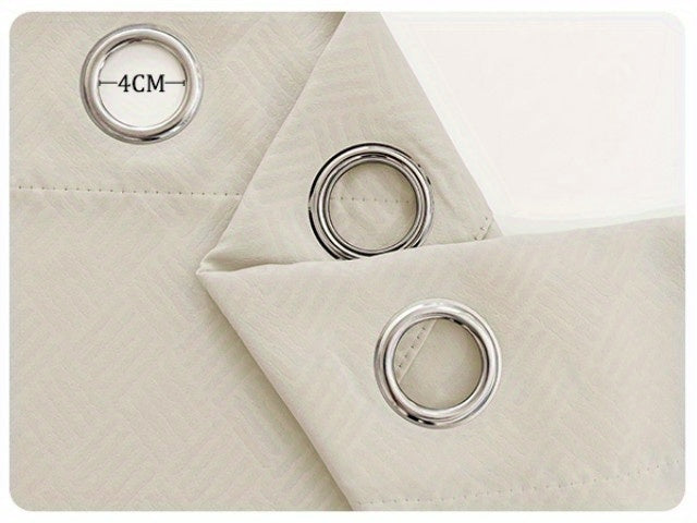 Cortinas opacas YSTYLE 2, método de colgante perforado, protección solar, protección de la privacidad, aislamiento térmico, reducción de ruido, adecuadas para diversas decoraciones de interiores como dormitorios, salas de estar y restaurantes