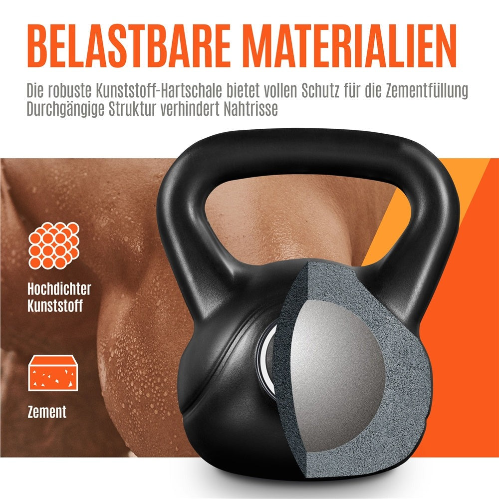 Dispositivo de entrenamiento de costos Kettlebell conjunto de 20 Kg de bola de mancuerna de swing de mancuerna redonda de peso de Kettlebell de swing de mancuerna para estudio de fitness y hogar